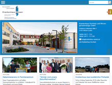 Tablet Screenshot of krankenhaus-winsen.de